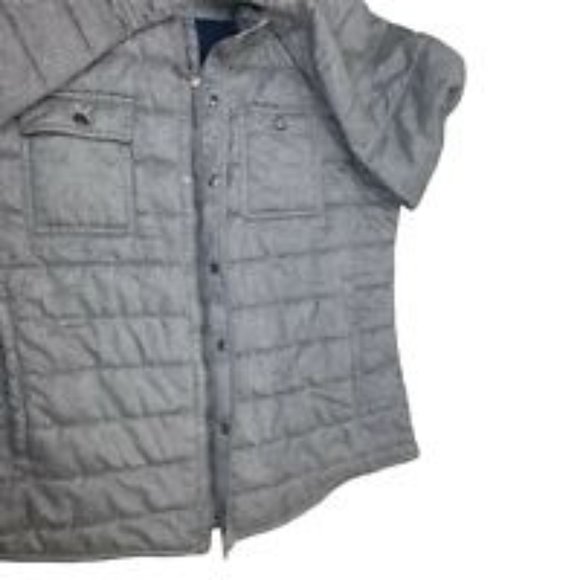 Zara Men's Black Quilted Button Zip Jacket Extra Large (XL) - Picture 5 of 8